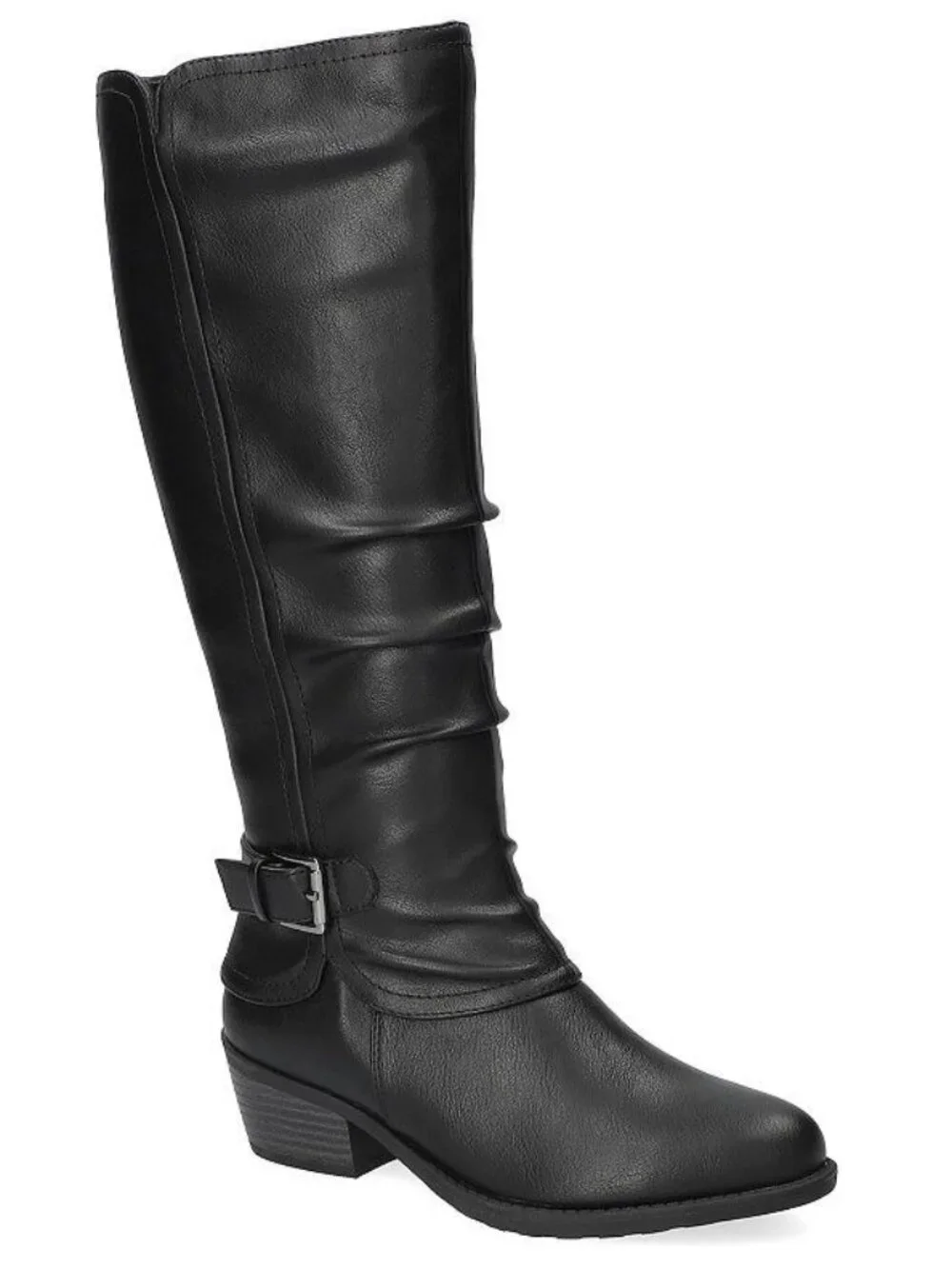 Easy Street Tenille Knee High Boots Black Size 6.5 Wide NWT